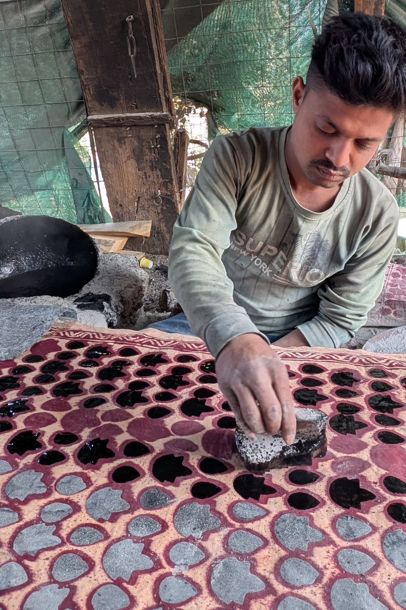 Dabu Block printing Udaipur Rajasthan