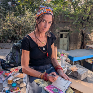 Charlotte Gerrard Art and Craft Holiday India